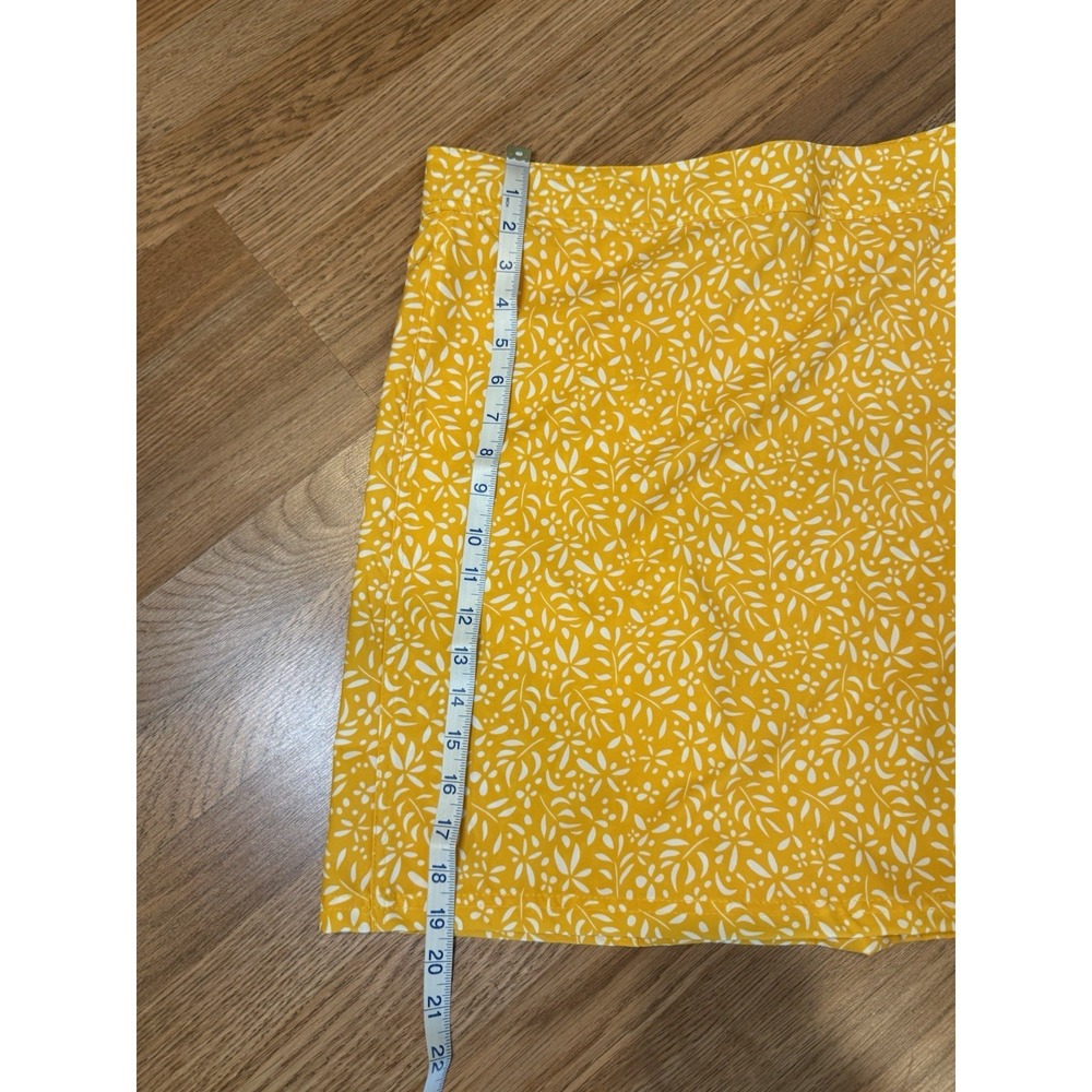 Rip Skirt Hawaii Women's Sz MED Length 2 Yellow White Activewear Beach Wrap - Picture 7 of 9